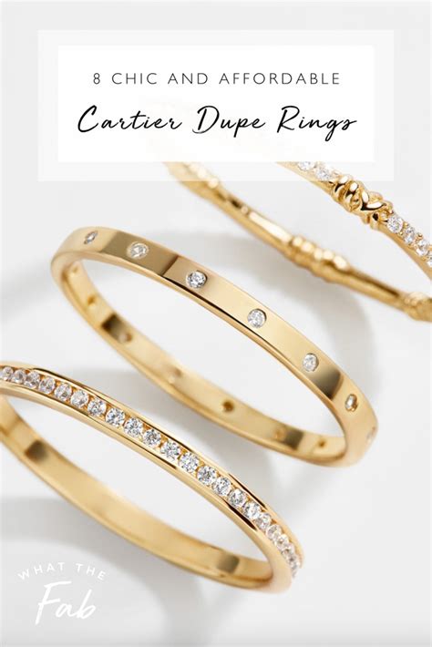 best cartier ring dupes|cartier love ring with diamonds.